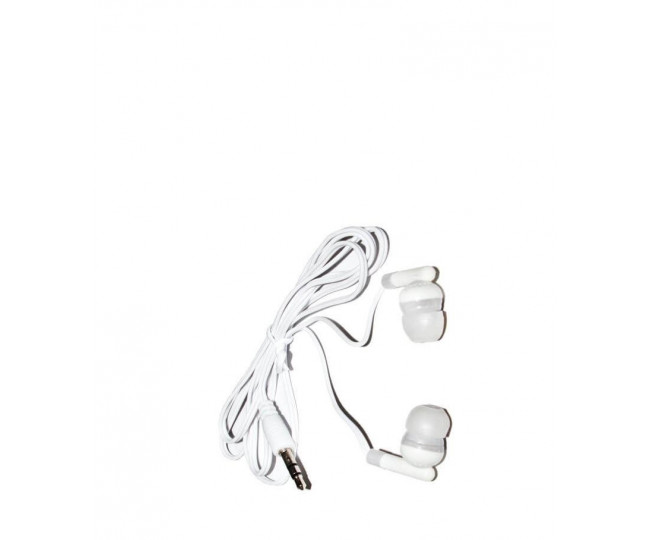 Навушники Econom White, Mini jack (3.5 мм), вакуумні